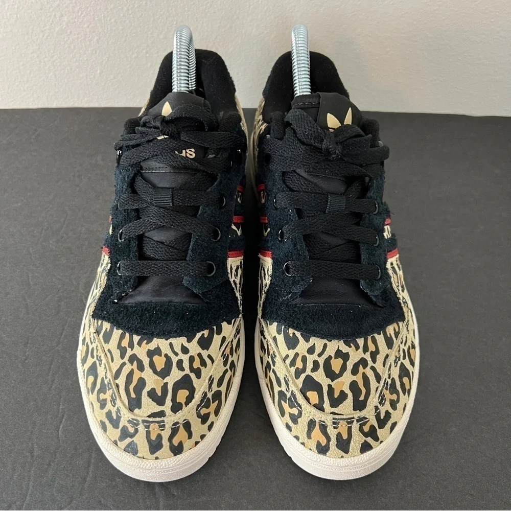 Adidas Rivalry Low Leopard Print Sneakers